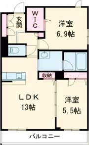 Seaside Houseの間取り画像