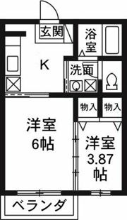 サンモールDの間取り画像