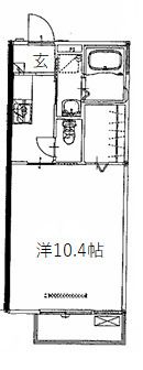 グリーンヒルズ D棟の間取り画像