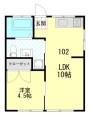 TOMOS稲田堤の間取り画像