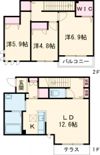 モンスリールの間取り画像