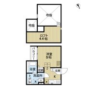 Casa del canario 諏訪ノ森の間取り画像