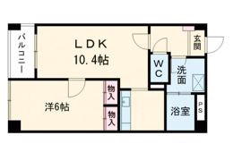 コートベネッセ熊本駅南の間取り画像