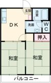 エスティーヌみよしⅡの間取り画像