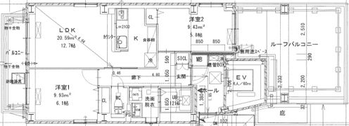 リフレスロイヤルシティⅢの間取り画像