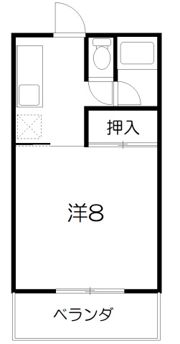 高志コーポの間取り画像