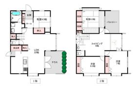 北区上中野戸建の間取り画像