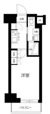 ステージファースト飯田橋アジールコートの間取り画像