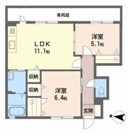 ラフォーレくるめ木の間取り画像
