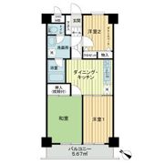 MAC武蔵砂川コートの間取り画像