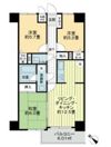 ライオンズマンション高尾の間取り画像