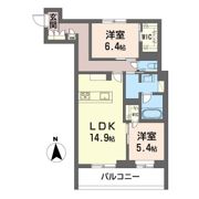 グランデールの間取り画像
