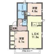 フランボワーズ請西東A棟の間取り画像