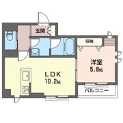 中沢ハイツ Bの間取り画像