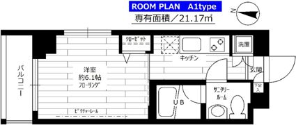 ステージファースト板橋区役所前アジールコートの間取り画像