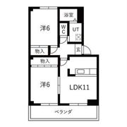 ウッドンビレッジⅡの間取り画像