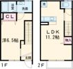Maisonette land 河原田の間取り画像