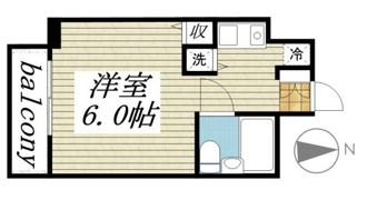 メゾン・ド・ヴィレ住吉の間取り画像
