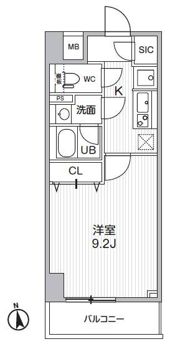 HF曳舟レジデンスの間取り画像