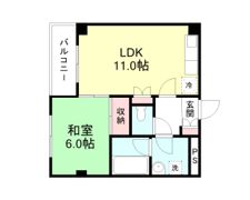 レジデンス経田の間取り画像