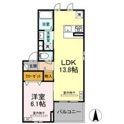 リヴェール長町の間取り画像