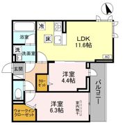 (仮称)D-ROOM大瀬4丁目(SMⅡ)の間取り画像