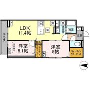 セレスティア柴又Ⅱの間取り画像