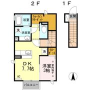 プリマージュ Cの間取り画像