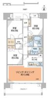 ライオンズ一条レジデンス湘南C－Xの間取り画像