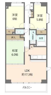 グランデージ八千代中央の間取り画像