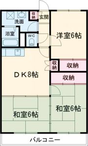 グランドール下関の間取り画像