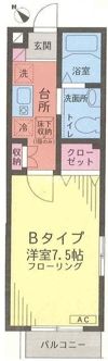 レジデンツ湘南の間取り画像