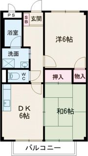 コーポアイリスの間取り画像