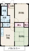 コーポアイリスの間取り画像
