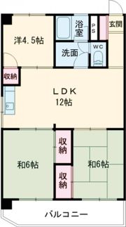 グリーンマンションの間取り画像