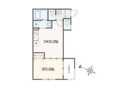 MELLAS大和の間取り画像
