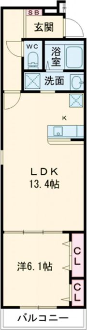 フジパレス堺百舌鳥梅町の間取り画像