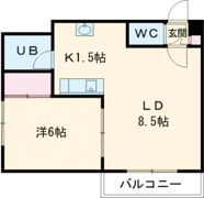 パークサイドヒサエの間取り画像