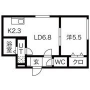 コージィプレイス206の間取り画像