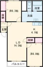 グランデ24の間取り画像