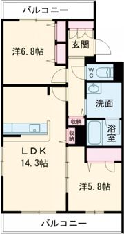 Seaside Houseの間取り画像