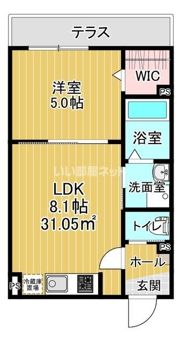BR四街道の間取り画像