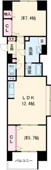 ソルティ517の間取り画像