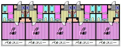 蓮田市東4丁目アパートの間取り画像