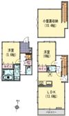 成城7丁目テラスハウスの間取り画像