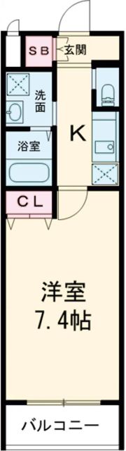 クローバー・グランデ平野の間取り画像