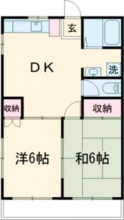 第二大野マンションの間取り画像