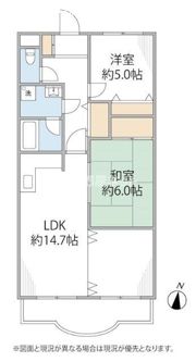 ベルパレス湘南の間取り画像