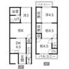西京区松尾東ノ口町テラスハウスの間取り画像