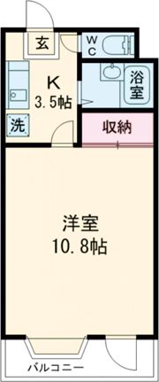 ハイツ大河原の間取り画像